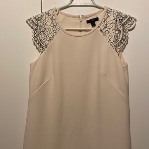 J. Crew Lace Cap Sleeve Dress